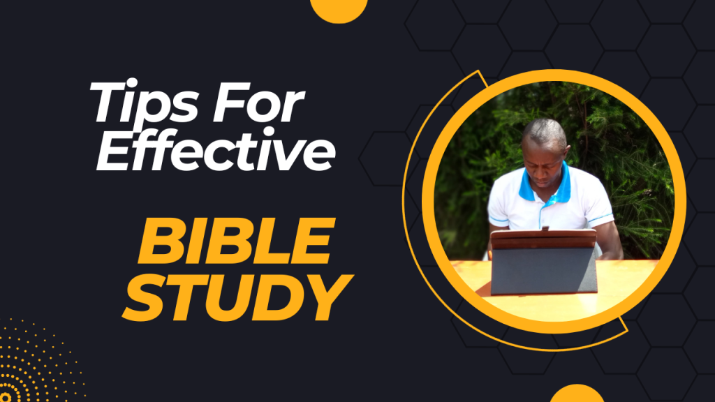 Bible Study Tips